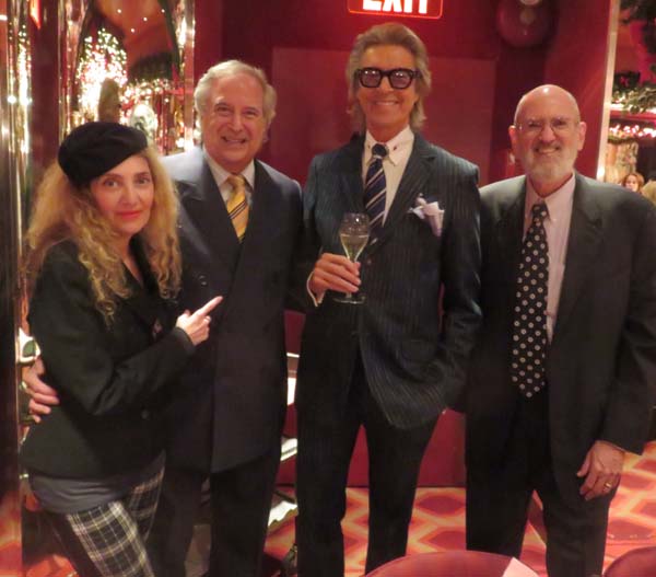 Joyce Brooks, Stewart F Lane, Tommy Tune, Tom Selz. Photo by: Joyce Brooks/Blacktiemagazine.com