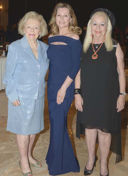 Elizabeth Bowden, Gala Co-Chair, Cheryl Ladd,2015 Ambassador of the Poor Honoree, Arlette  Gordon, Gala Co-Chair