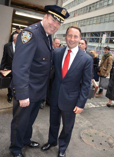 NYPD James McCarthy and Robert P Astonip Westchester County Executive. Photo by: Rose Billings/Blacktiemagazine.com