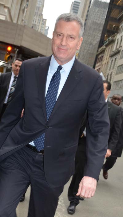 Mayor Bill de Blasio . Photo by: Rose Billings/Blacktiemagazine.com