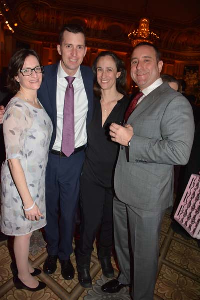 Cristina Rosenberg, Michael Weaver, Co-Chair and Jessica Weaver, and Brad Ducore.  Photo by:  Rose Billings/Blacktiemagazine.com