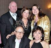 Eastern Long Island Hematology-Oncology (Doctors Louis J. Avvento, Deepali Sharma and Alexander Zuhoski) was a major sponsor of the Pink Pearl Gala held on March 20 at East Wind in Wading River. The North Fork Breast Health Coalition event raised nearly $50,000 for the benefit of local breast-cancer patients and survivors. Enjoying the party are Dr. Avvento of ELIHO and Angela Avvento. Behind them are Neal Cichanowicz and Nurse Practitioner Cindy Cichanowicz with Lynn Kay Winters, practice administrator