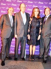 Kenneth Langone, David Koch, Julia Koch, and Gary Cohen. Photo by: Rose Billings/Blacktiemagazine.com