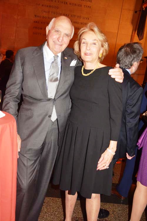  Kenneth Langone and Elaine Langone.  Photo by:  Rose Billings/Blacktiemagazine,com