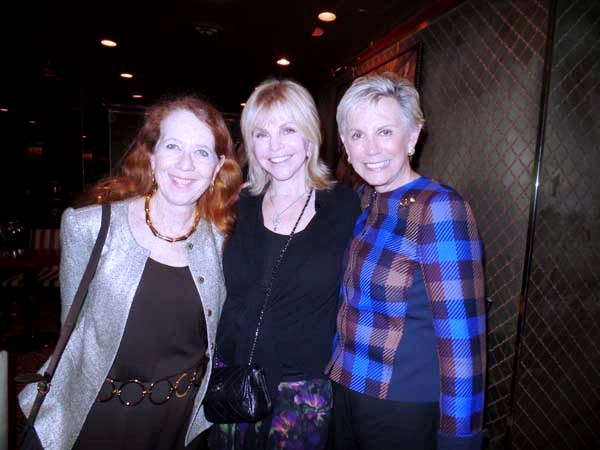 HOSTS  Terry Bovin,  Judy Gilbert, Candice Leeds ( board members and hosts).  Photo by:  Katlean de Monchy