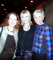 HOSTS Terry Bovin, Judy Gilbert, Candice Leeds ( board members and hosts). Photo by: Katlean de Monchy