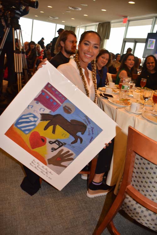 Leona Lewis at The UN Women's Entrepreneurship Day.  Photo by:  Rose Billings/Blacktiemagazine.com