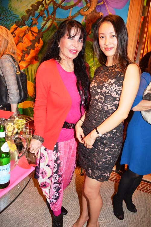 Host Loreen Arbus and Vivian Xue.  Photo by:  Rose Billings/Blacktiemagazine.com