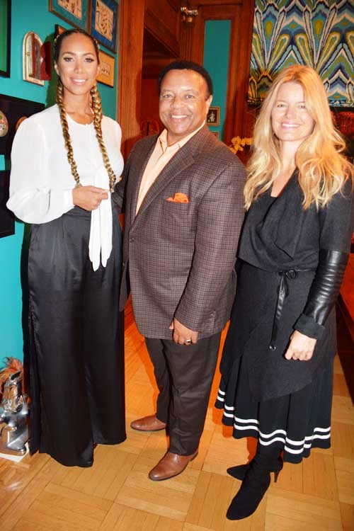  Leona Lewis, Kellly Wright Fox News, and Sophia Swire.  Photo by:  Rose Billings/Blacktiemagazine.com