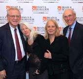 Dr. Herbert Pardes, Dr. Nancy Wexler, Dr. Mryrna Weissman and James Freudenthal. Photo by: Chad David Kraus