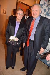 The Honorable Justice Ruth Bader Ginsburg and Donald Billings. Phto by: Rose Billings/Blacktiemagazine.com