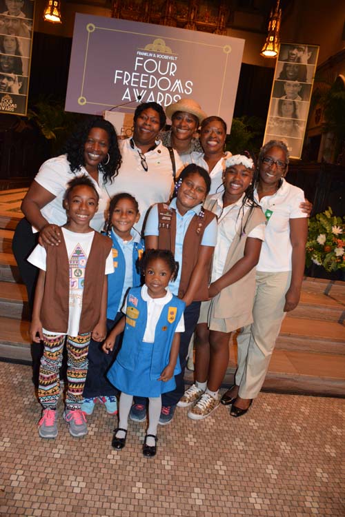  Presentation of Colors Girl Scout Troop 3113.  Photo by:  Rose Billings/Blacktiemagazine.com