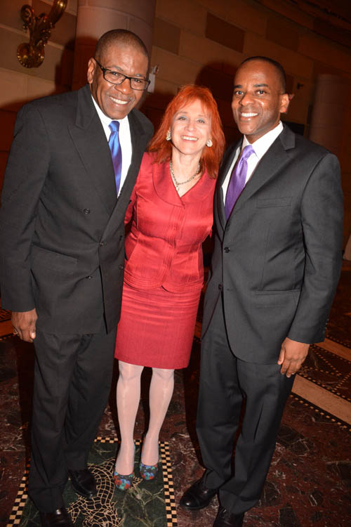  Michael Carter, Dr. Judy Kuriansky and Rod Carter .  Photo by:  Rose Billings/Blacktiemagazine.com