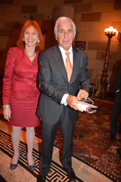 Dr. Judy Kuriansky and Mel Karmazin. Photo by: Rose Billings/Blacktiemagazine.com