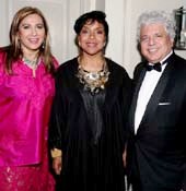 Meera Gandhi, Founder and CEO of The Giving Back Foundation, GBF 2015 Honoree Phylicia Rashad, and GBF 2015 Honoree Suhel Seth. Photo credit: Snaps India