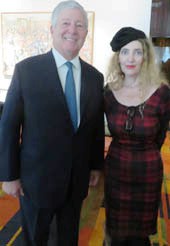 Crown Prince Alexander and Joyce Brooks. Photo by: Joyce broos/Blacktiemagazine.com