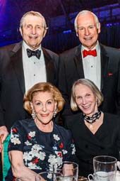 Barbara and Peter Georgescu, and Sandra and Edward Meyer, event honorees Photo by: Studio Brooke