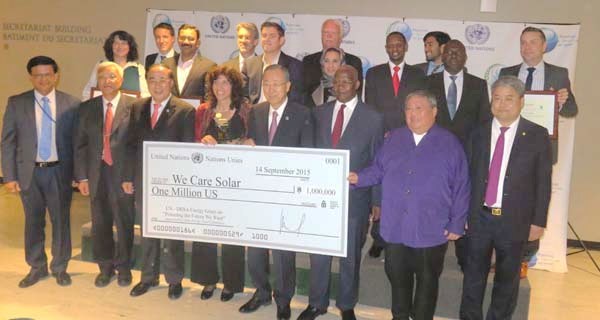 Presentation of the $1 million Grant