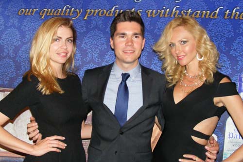 European Super Model Ben Ramic and European Super Model Angelina Shipaline.