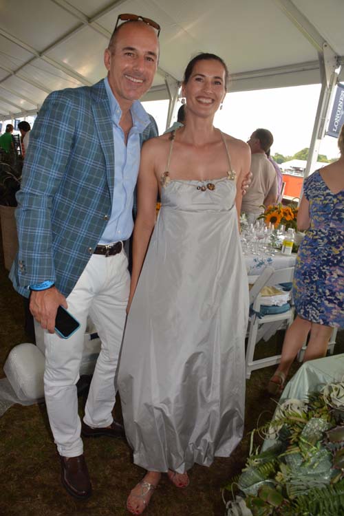 Matt Lauer and his wife Annette.  Photo by:  Roe Billings/Blacktiemagazine.com