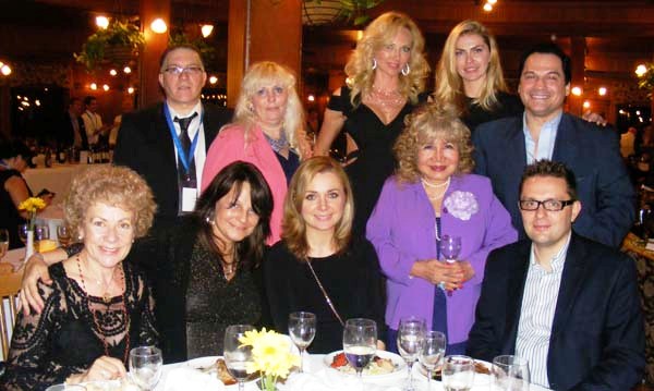 Front seat: Paula Oleska of Brain Upgrade, Ginni Egan Flextime Health Services, Sabina Klemik Trade Commissioner of Poland, Gloria Cressler of Black Tie International Magazine & Elite Professional Networking Group, Wojciech J. Trocewicz of Polish Consulate,