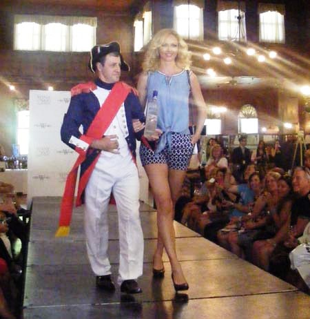 David Mashin of Emperors Vodka and European Super Model Angelina Shipalina