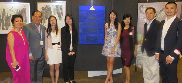 Lu Mei, Feng Chen, Director of UN Tsinghu Club, Jialian Yang, Lin He, Tao Jin, Frank Gao, Allen L:u,
