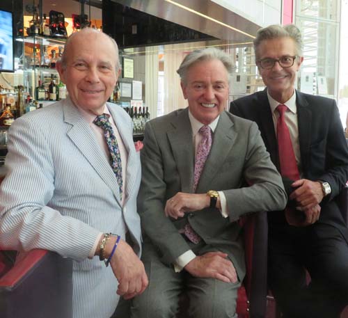 Larry Kaiser, Geoffrey Bradfield and Craig Dix .  Photo by:  Joyce Brooks/Blacktiemaagzine.com
