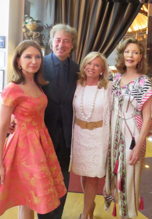 Jean Shafiroff, Marco Maccioni, Sharon Bush and Margo Langenberg.  Photo by:  Joyce Brooks/Blacktiemaagzine.com