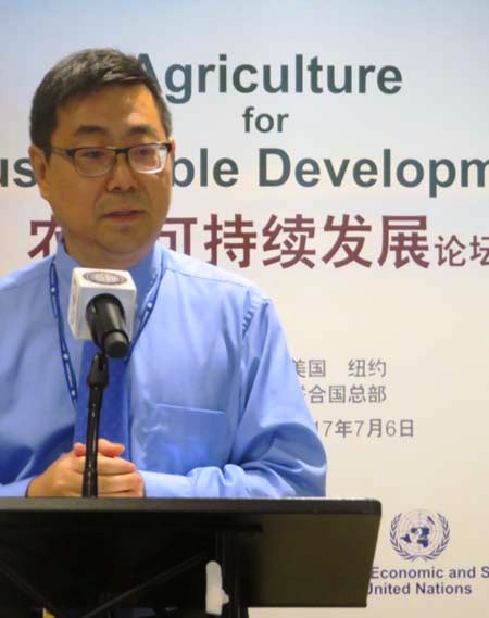 Mr Juawang Zhu, United Nations Department of Social Affairs (UN-DESA)