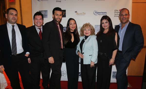   Georgios Michailides Trade Commisioner of Greece, Bill Lee Lanndis, Marcos Acevedo, Maria Soccor, Gloria  Cressler,           Estere Diva and Kenneth McClure