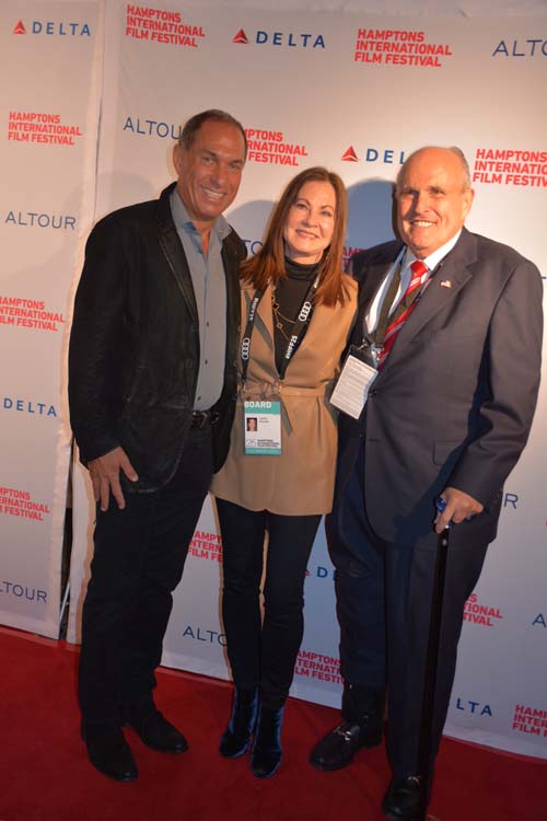 Stuart Match Suna and Judith and Rudy Giuliani. Photo by: Rose Billlings/Blacktiemaagzine.com
