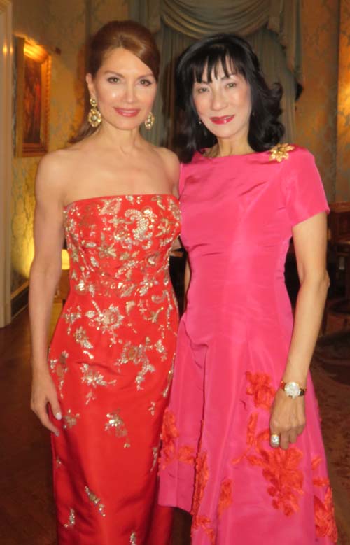 Jean Shafiroff and Patricia Shiah.  Photo by:  Joyce brooks/Blacktiemagazine.com