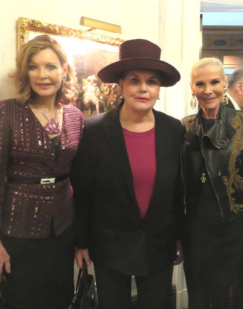 Margo Langenberg, Ann Rapp and Michele Herbert.  Photo by:  Joyce brooks/Blacktiemaagzine.com