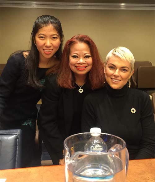 hu shunan, aurora Aquino, Serida Swan.