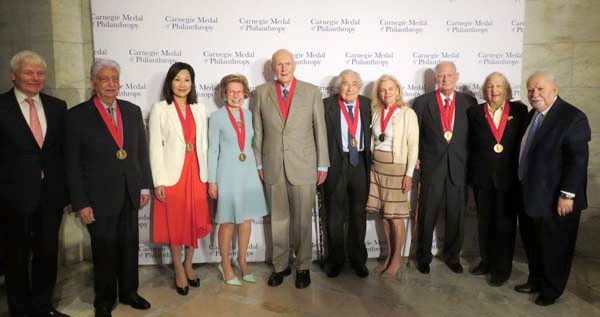 carnegie medal of philanthropy group picture