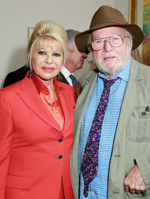 Ivana Trump and Robert Cenedella