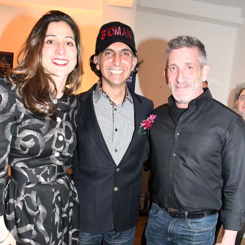 Eleni Janis, Alfie Rustom, Prof. Neil Theise.  Photo by:  Rose Billings/Blacktiemagazine.com