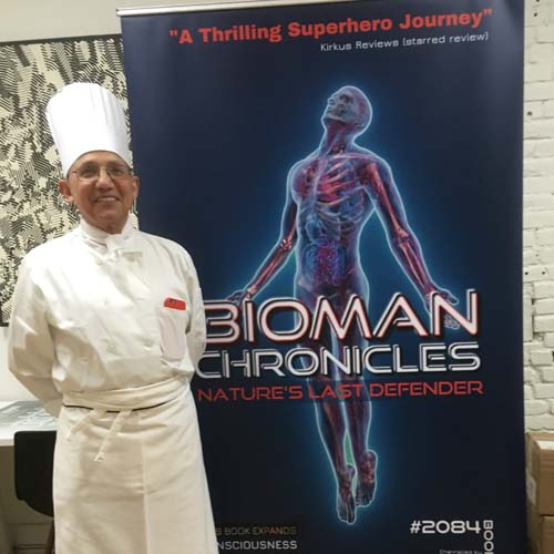 Jean-Claude Nedelec, Founder/CEO Glorious Food. Catering sponsor.  Photo by:  Rose Billings/Blacktiemaagzine.com