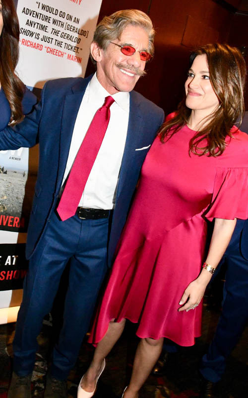 Geraldo Rivera and his lovely wife Erica Michelle. Photo by: Rose Billings/Blacktiemagazine.com