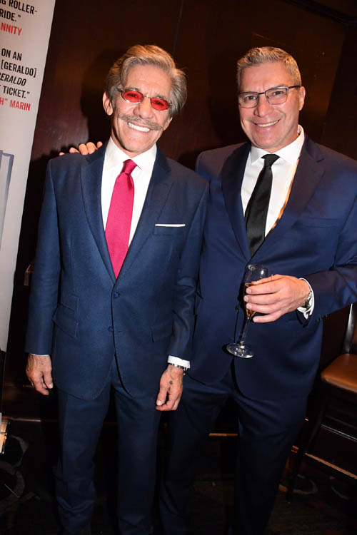 Geraldo Rivera and his brother Craig. Photo by: Rose Billings/Blacktiemaagzine.com