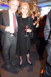 Bob Blasband and Dorothy Lichtenstein, President, Roy Lichtenstein Foundation and Stony Brook Foundation Board Trustee.. Photo by: Rose Billings/Blacktiemaagzine.com