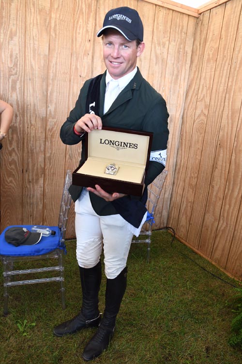 Shane Sweetnam, Winner Longines. Photo by: Rose Billings/Blacktiemaagzine.com