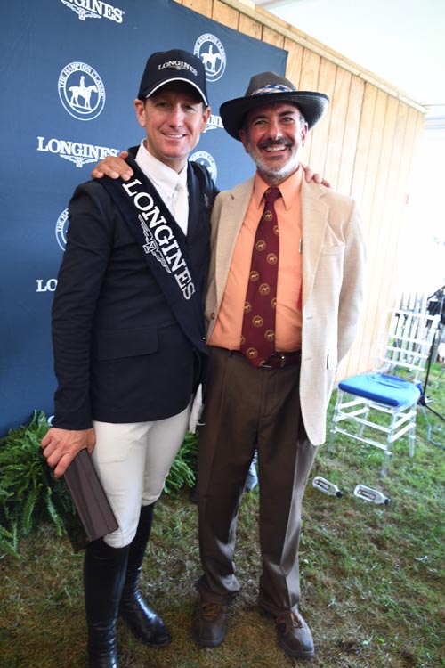 McClain Ward, Winner Hampton Grand Prix and Marty Bauman. Photo by: Rose Billings/Blacktiemagazine.com