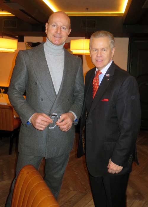 Prince Dimitri of Yugoslavia and Tomaczek Bednarek.  Photo by:  Joyce Brooks/Blacktiemagazine.com