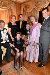 Baron Roger de Chabrol, Farley Harper, Host Jose Castelo Branco, Jeffrey BarrLuz Miriam, Sir Anthony Bailey and Birthday Her Lady Betty Grafstein DFO (center). Photo by: Rose Billings/Blacktiemagazine.com,