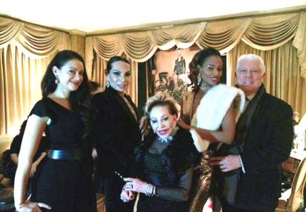 Host Jose Castelo Branco, Her Lady Betty Grafstein DFO , Dennis Basso. Photo by: Rose Billings/Blacktiemagazine.com