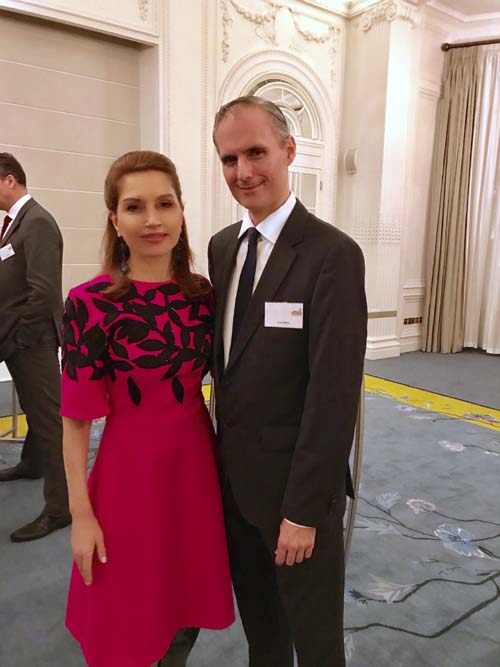 Jean Shafiroff and Scott Elkins , philanthropic consultant 