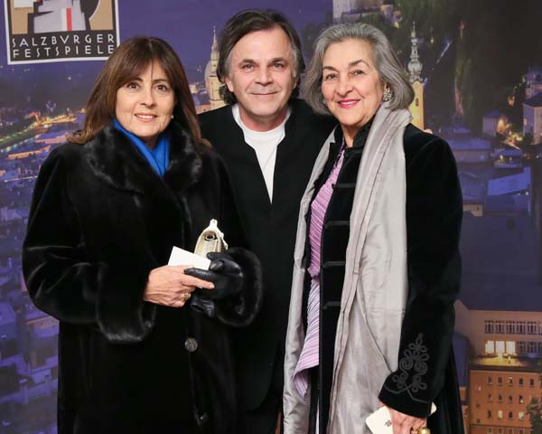 Kitty Isola, Markus Hinterhäuser and Luz Miriam Toro.Photo by: Salzburg Festival Society/Angela Pham