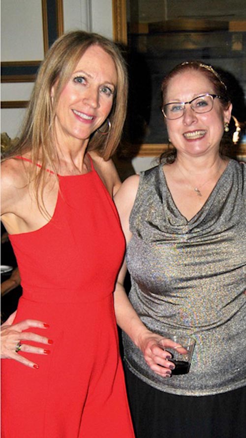 Producer, Sara Johnson Kaplan and with Director, Crystal Chapman. Photo by: Rose Billings/Blacktiemagazine.com